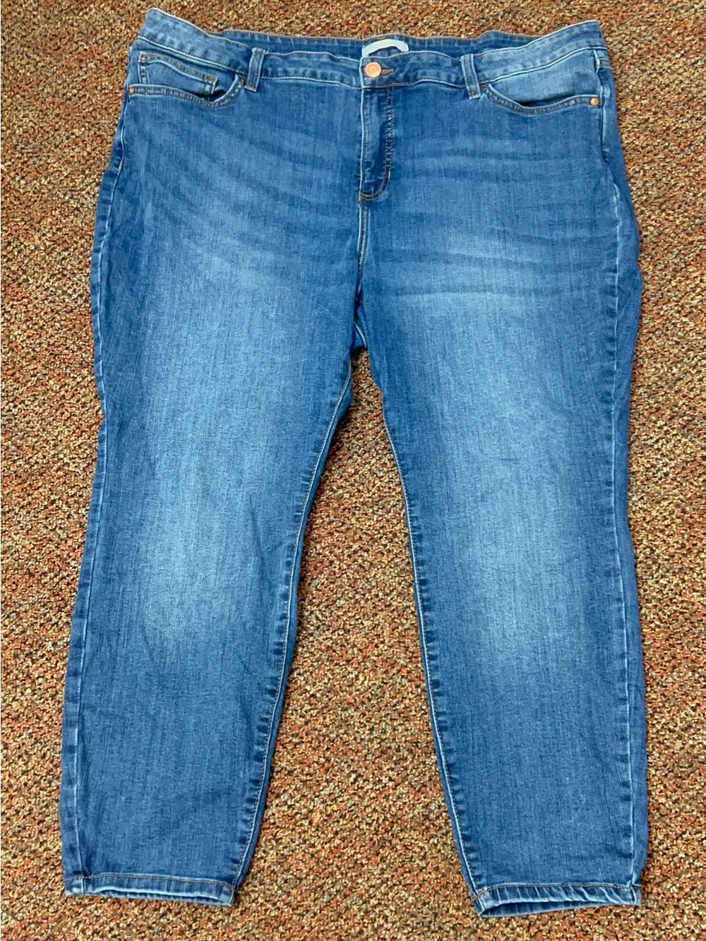 LC Lauren Conrad Midwash Blue Skinny Jeans Size 22wS